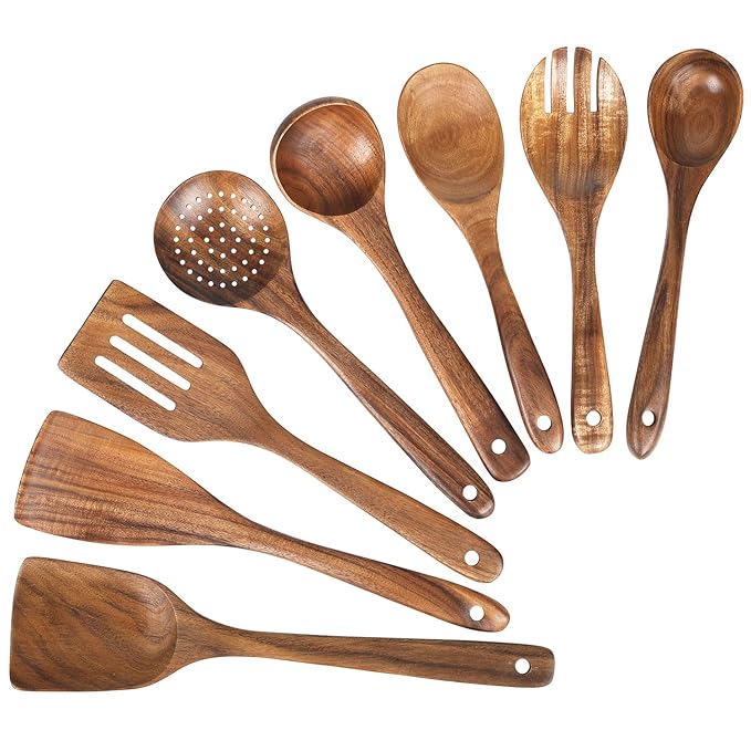 Wooden Kitchen Utensil Set